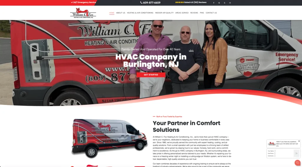 Fox Custom Website