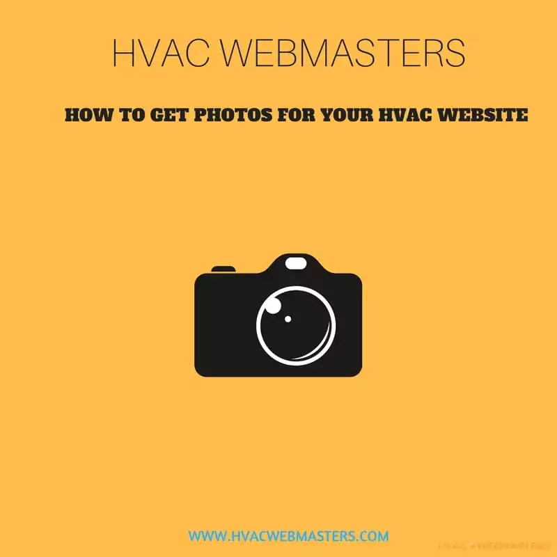How To Get Photos For Your HVAC Website (Graphic)