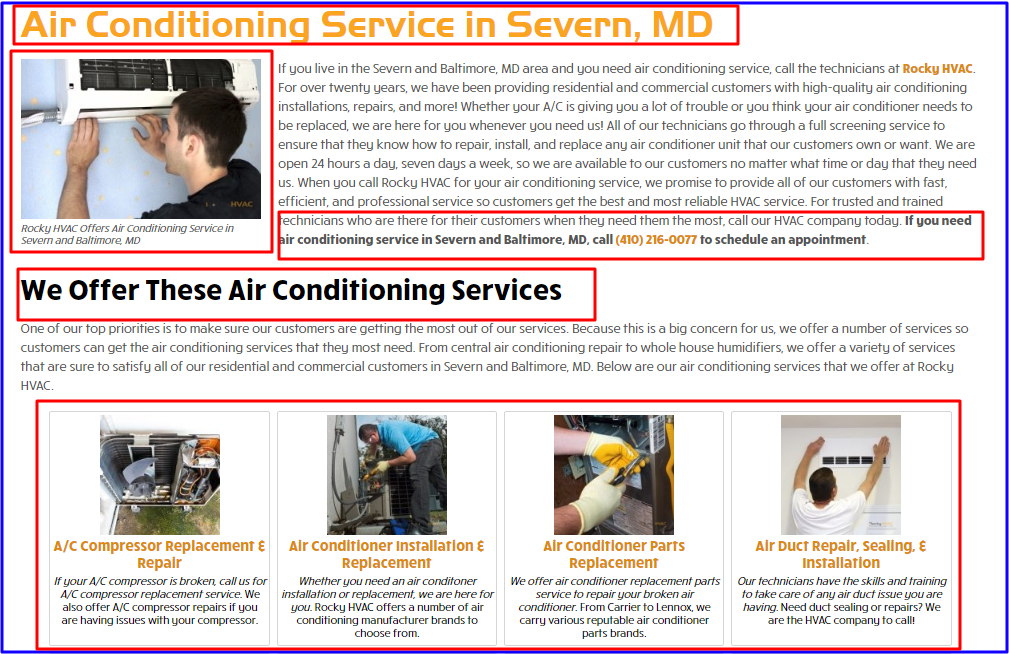 Enhanced HVAC Content