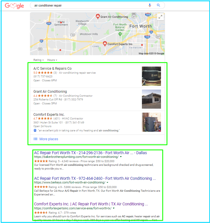 HVAC Google Search Results Google HVAC Search Results