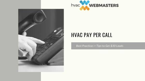Blog Cover for HVAC Pay Per Call Showing Phone