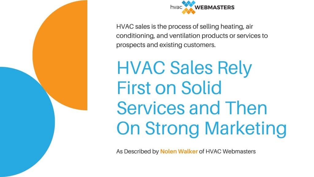 Sales Presentation Graphic for HVAC Webmasters