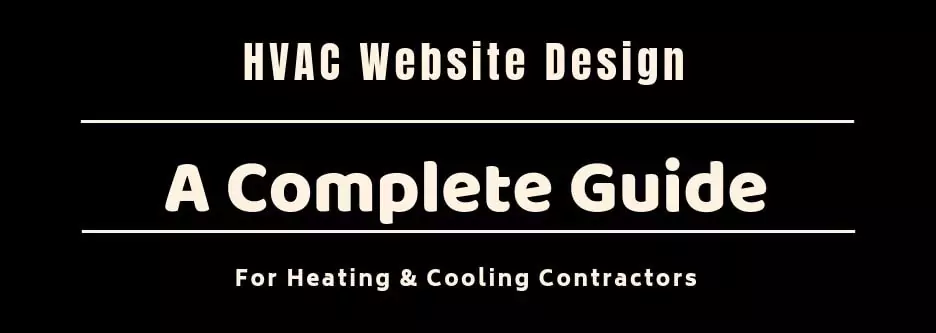 HVAC Website Design Guide Cover