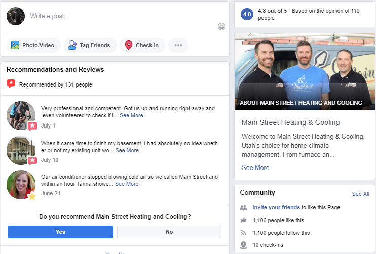 SEO Updates Made Through Facebook