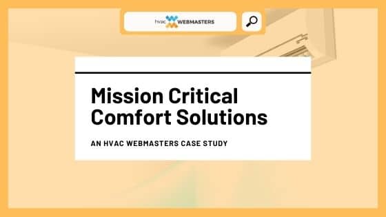 Case Study Cover for Mission Critical Comfort Solutions
