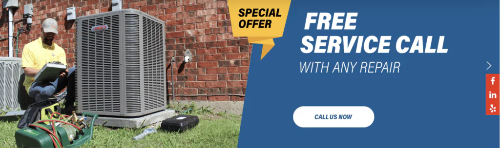 Special Offer on HVAC Website