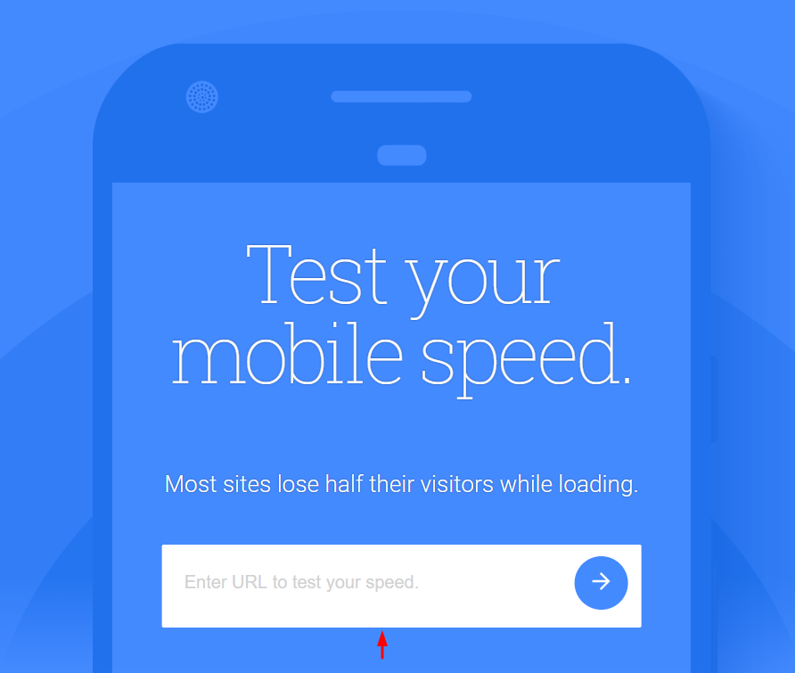 Test Your Mobile Site Speed Screenshot
