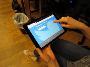 Twitter on Tablet Twitter on Tablet