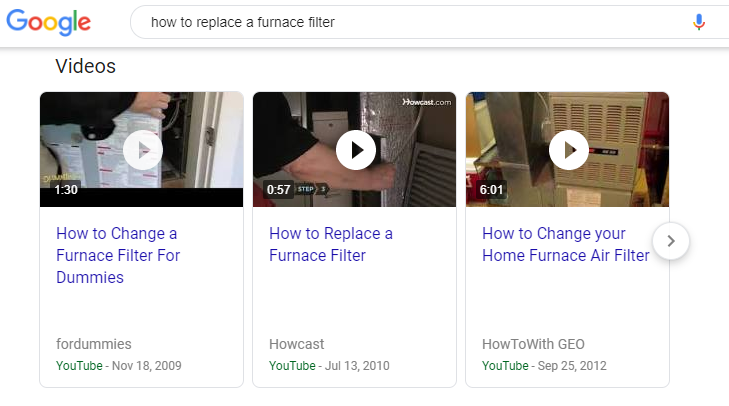 How-To Videos in SERP Feature
