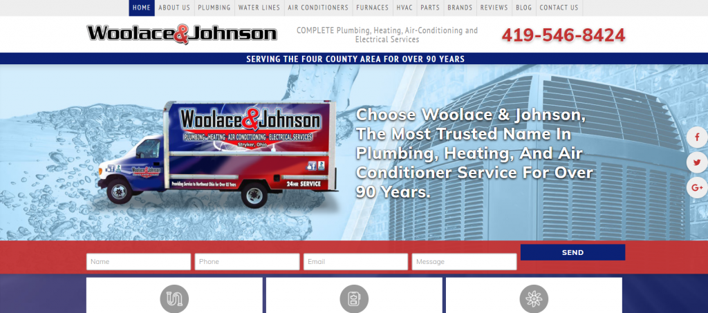 Woolace and Johnson Website